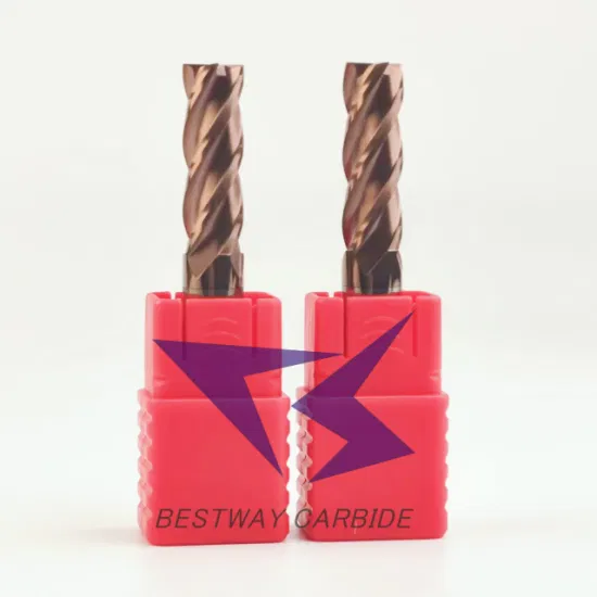 High Performance Coating 2 Flute CNC Solid Carbide Ball Nose End Mills